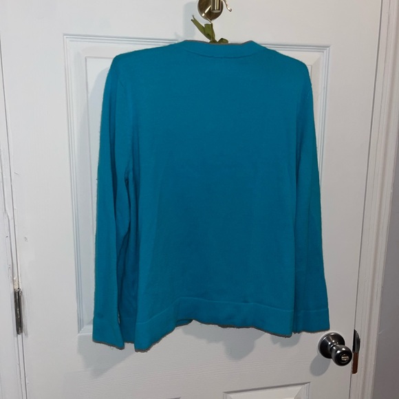 Turquoise blue cardigan - Picture 3 of 3